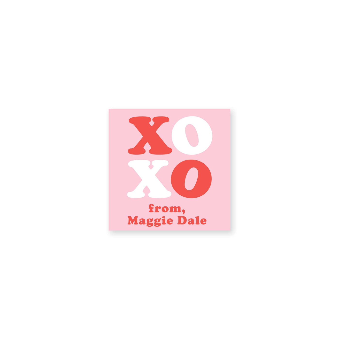 Bold XOXO Valentines