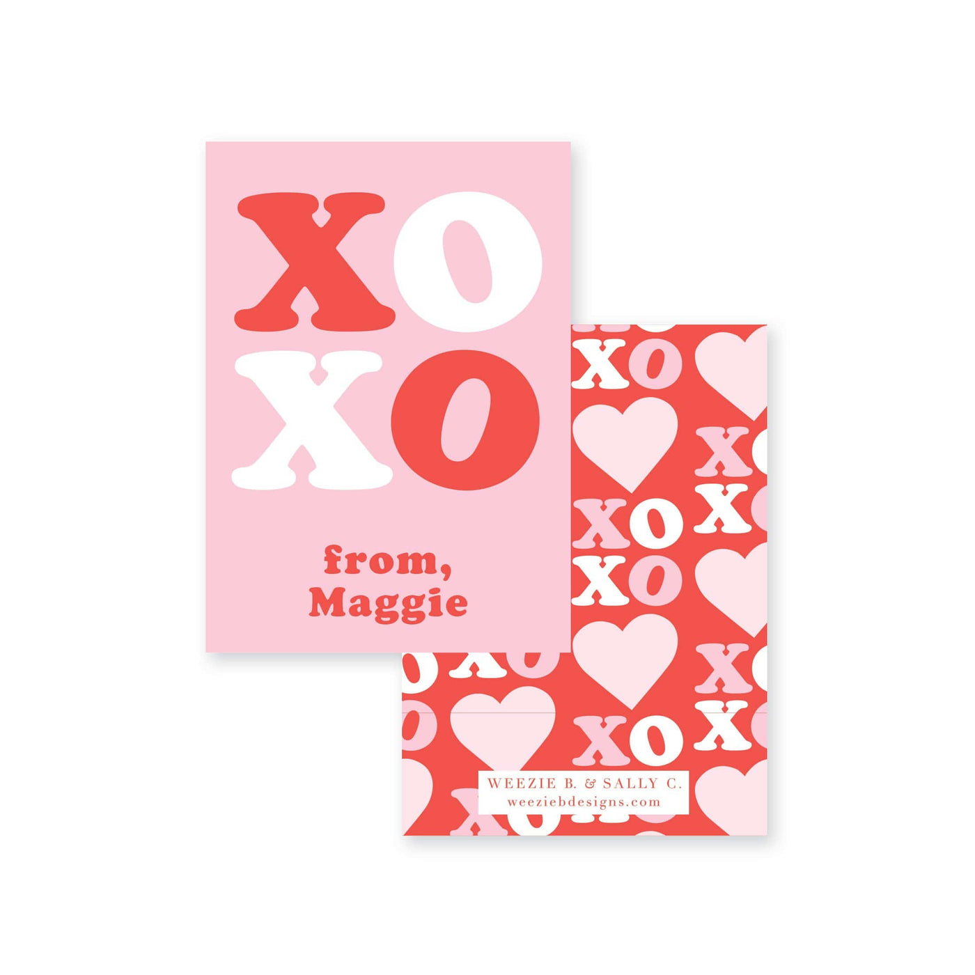 Bold XOXO Valentines